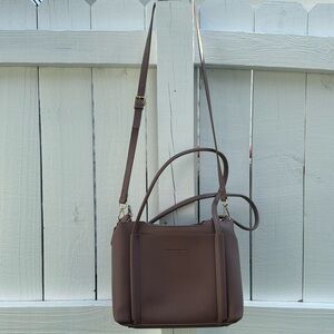 NYC expressions purple/mauve vegan leather purse. Barely used!